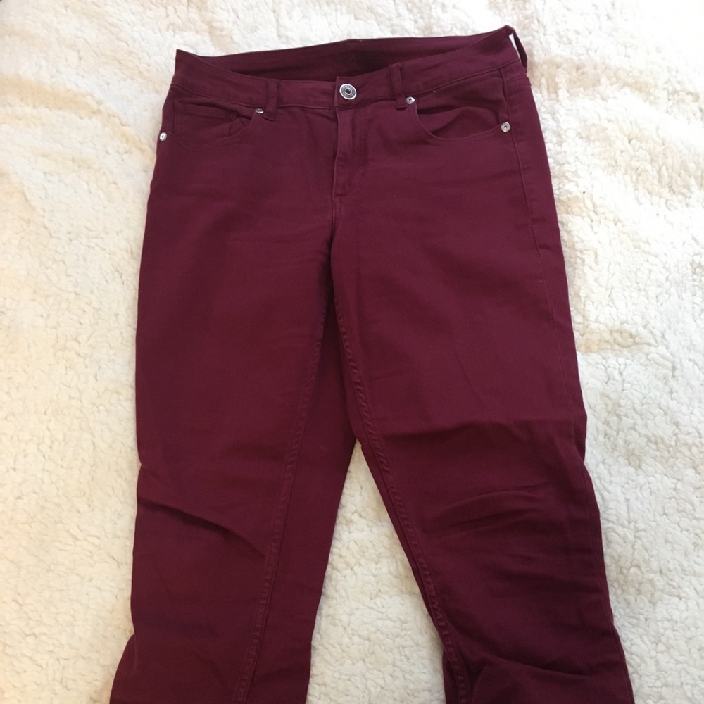 Red jeans